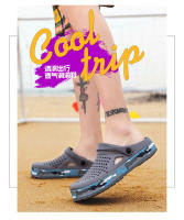 Zapatillas De Hombre Casual Transpirables Y Cómodas Para Verano Impermeables Con Bajo Suave Para Playa Zapatillas De Conducción Dual Propósito - details 19
