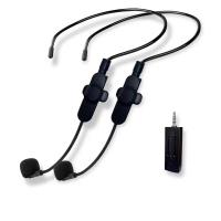 Sistema De Micrófono Inalámbrico 160 Pies Rango 2.4G Doble Cabezo Para Karaoke Amplificador De Altavoz PA Sistema Yoga Enseñanza - details 1