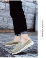 Zapatos De Lona Para Hombre Mocasines Clásicos De Ocio Cómodos Y Transpirables Zapatillas Casuales Para Adultos Con Punta Redonda Suela EVA - details 5