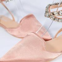 HLUNA - Bailarinas - Zapatos Planos - Cadena dorada - en Rosa Verde Negro 9117 - details 5