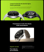 Xiaomi Watch 2, Compatible con más de 160 modos deportivos, Google Wear OS, Batería de hasta 65 horas de duración - details 15