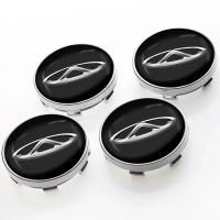 4pcs 60mm Tapas De Centro De Rueda Para Coche Cubierta De Polvo Para Emblema Chery Blossom Flower Tiggo 3 4 5 7 pro 8 Tengo RS - details 4