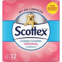 PAPEL HIGIENICO SCOTTEX ORIGINAL 32 UNIDADES 2 CAPAS HIGIENE Y SUAVIDAD - details 0