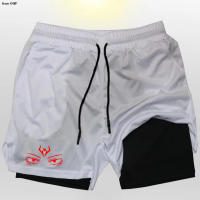 Shorts Deportivos De Verano Para Hombre Anime 2 En 1 Dual Layer Running Training Fitness Jogging Pantalones Deportivos Cómodos - details 4