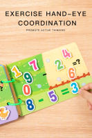 Juego De Educativos Montessori Para Niños Con Adhesivos Libro Ocupado Animal Números Juego De Puzzle De Alineación Regalo De Juguetes Educativos Para Niños - details 27