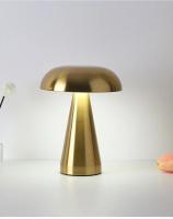 Lámpara De Mesa Retro LED Con Sensor Táctil Luz Nocturna De Forma De Hongos 3 Temperaturas Para Decoración De Habitación Oficina Bar Café - details 9