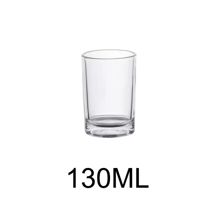 Vaso De Vidrio Transparente Para Café Espresso 130-300ml Vaso De Leche Para Desayuno Vaso De Whiskey Vaso De Bebida Fría Y Jugo Sin Manos - 1