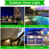 Lámparas Solares Para Exterior Con Sensor De Movimiento PIR 100 LED Impermeables Para Decoración De Jardín Y Farol De Calle - details 8