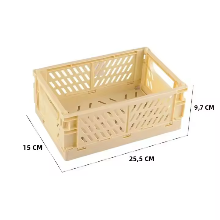 Caja De Almacenamiento Plegable De Plástico Caja De Bricolaje Para Joyería Maquillaje Juguetes Organizador Portátil Caja De Almacenamiento - 1