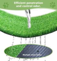 Pataca De Grama Artificial Para Perros Grande Tapete De Inodoros Portátil Para Entrenamiento De Mascotas Material Fibra Lavable Al Agua Ideal Para Exteriores - details 58