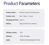 Nuevos auriculares Inteligentes compatibles con auriculares Bluetooth Huawei, inalámstricos, sin clip en la Oreja, resistentes al agua. - details 0