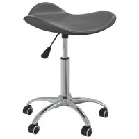 vidaXL Silla de oficina de cuero sintético negra en color Negro/Marrón/Crema y más | cómodas modernas ergonómicas para comedor cocina salón hogar - details 5