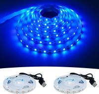 Tira De Luces LED DC 5V USB Luz Blanco Cálido 2835 Para Decoración De Habitaciones Luz De Fondo Para TV Y Espejos - details 1