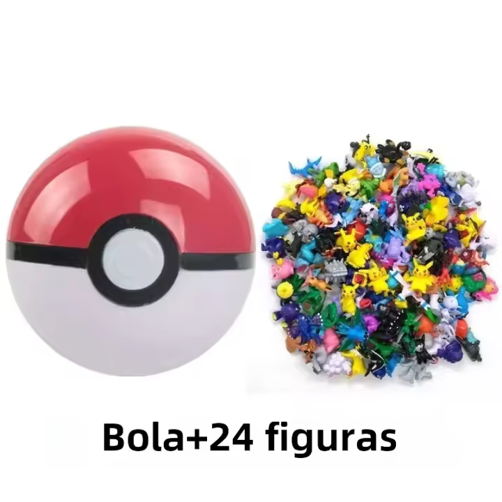 Pokemon Figura De Acción 7cm Con Pokebola Y Personajes Juguetes Modelos Anime Para Colección Regalos De Navidad Para Niños - 1