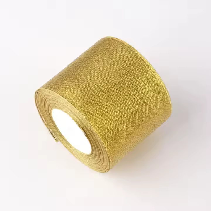Cinta De Organza Metálica Plateada Y Plateada Con Brillo Para Boda Decoración De Pasteles Regalos Y Artesanía 25 Yardas Por Rollo - 1