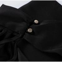 Vestido De Fiesta De Satén Para Mujer Elegante Sin Mangas De Cintura Alta Vestido Largo De Noche Casual A-line Halter Sin Costumbre De Alta Calle - details 1