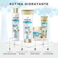 Pantene Pro-V Miracles Hidratación y Brillo Acondicionador con Biotina,  Para Pelo Seco y Dañado, con Ácido Hiaulorónico que Aporta Hidratación. Hidratante para Pelo Suave y Brillante. 3 Unidades de 160ML - details 0