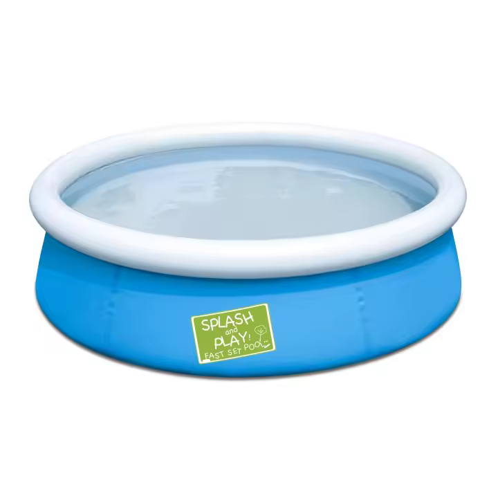 Piscina infantil económica Bestway redonda con aro superior hinchable sin depuradora para niños de 152cm de diámetro y 38cm de altura - 1