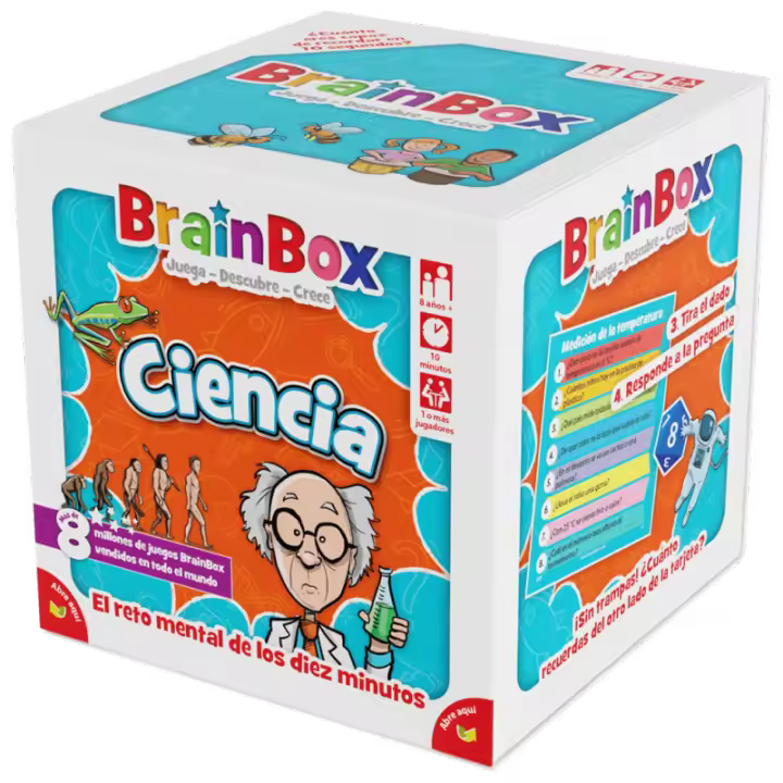 Brainbox Ciencia - Juego de Observación y Memoria para Familia - 1