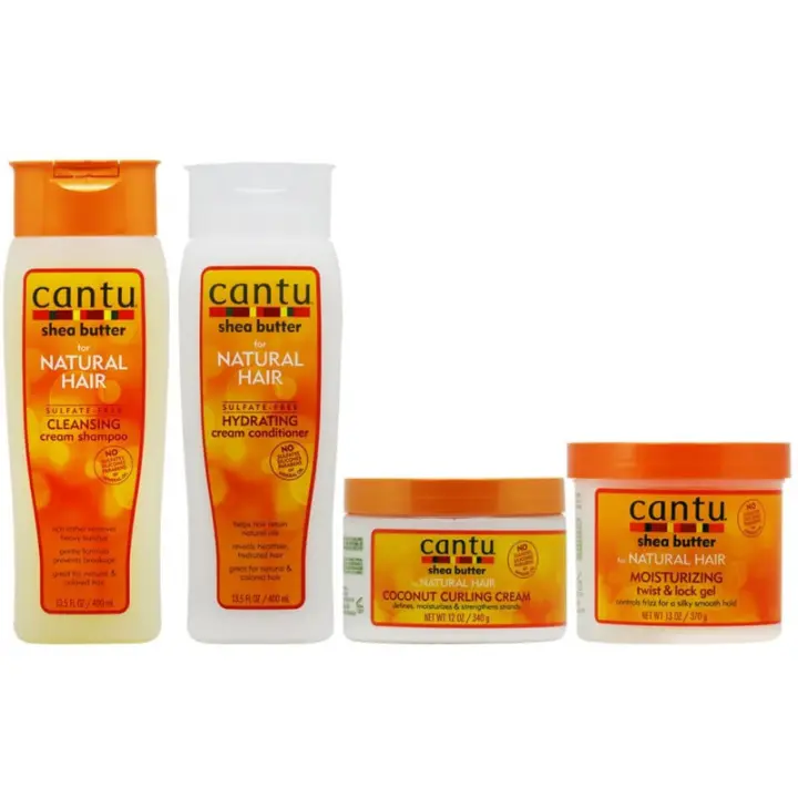 CANTU PACK 4UNID. SHAMPOO-CONDITIONER-CURLING CREAM-TWIST LOOK - 1