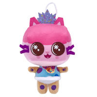 Mochila De Peluche Gabby's Doll House Juguete Para Niños Muñeca De Peluche Gato Sirena Regalo De Navidad Con Sticker - details 5