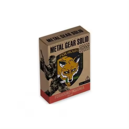 Metal Gear Solid Foxhound Insignia Edición Limitada Lingote - 1