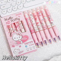6pcs Bolígrafos De Gel Erasables Sanrio Pochacco Kuromi Cinnamoroll Hello Kitty Para Estudiantes Suministros De Oficina Y Escuela Estilo Japonés - details 7