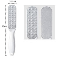 Archilla De Pie De Acero Inoxidable Doble Cara Herramienta Profesional Para Eliminar Callos Pedicura Quítame Muerte De Piel - details 5