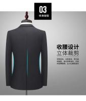 Traje De Novio Italiano Estilo Slim Para Hombre Color Sólido Moda Negocios Traje De Boda Profesional Conjunto De Chaqueta Y Pantalones - details 3