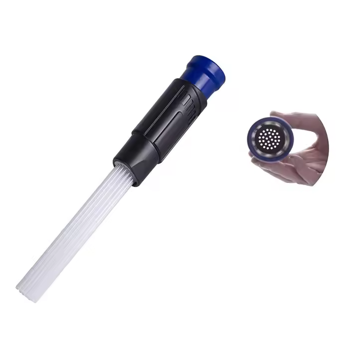 Boquilla de aspiradora multiusos, Cuchillo de fijación para aspiradora, accesorios para aspiradora con polvo, Manguera de aspiradora universal para ventiadores/cajas/coche/Herrajes/Artesano - 1