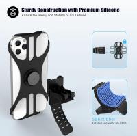 Universal Bicycle Motorcycle Cell Phone mount, 360° Rotatable Adjustable Bike Phone Mount Compatible for 4" to 6.7" Smartphones - details 2