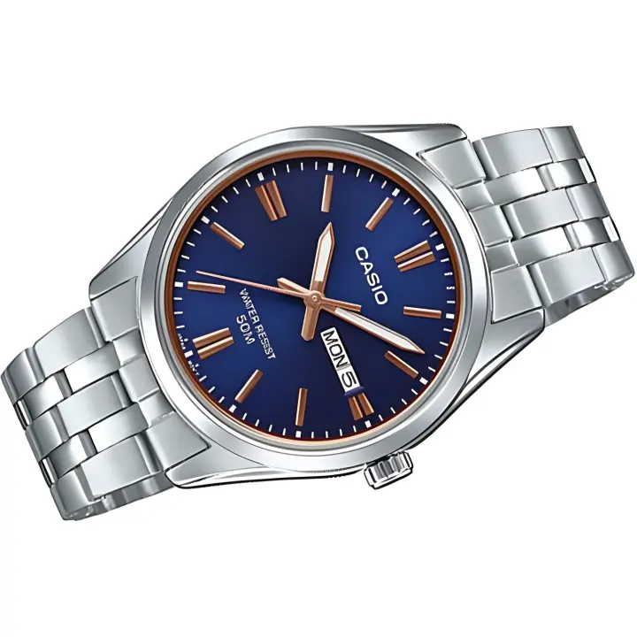 Reloj Casio mtp-1335d-2a2 correa de acero 50m water resist - 1