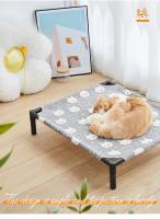 Cama Elevada Para Perros Plegable Y Portátil Para Camping Casa Para Gatos Kennel Para Perros Cachorros Cuatro Estaciones Lavable Y Desmontable - details 7