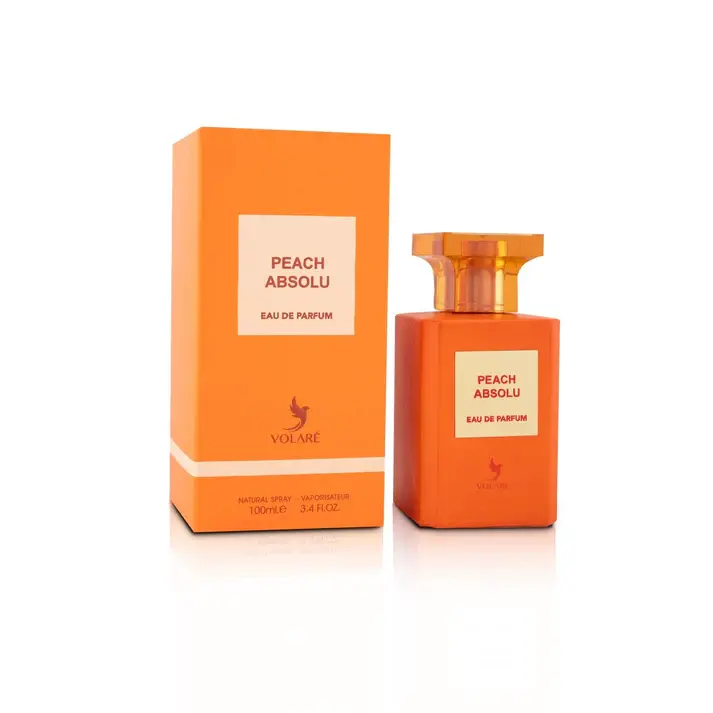 Perfume árabe de mujer Peach Absolut Volare 100ml, Fragancia femenina oriental fresca , Colonia de mujer 100ml - 1