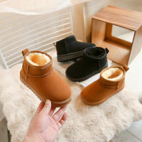 Botas De Nieve Para Niños Y Niñas Antideslizantes Resistentes Al Desgaste Con Pelo Cálido Suela Gruesa Y Suave Para Invierno - details 15