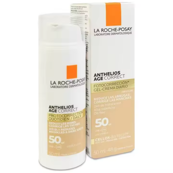 La Roche-Posay Anthelios Fotocorreccion Diaria Antiedad Spf50 Color, 50Ml - 1