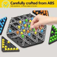 Juego De Ajedrez Triangular Educativo Juego De Puzle Para Mesa Juego Para 2-4 Jugadores Juego De Partido Educativo Para Niños Mayores De 7 Años - details 14