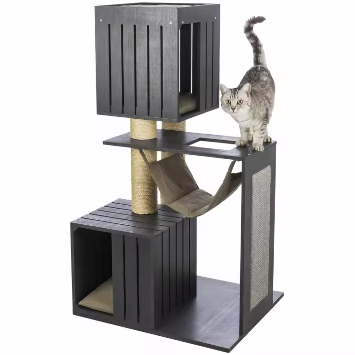 TRIXIE BE NORDIC Poste Rascador Freia antracita/arena - 1