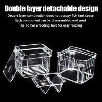 Caja De Cría Para Peces De Acuario 1PC Caja De Incubación Para Recién Nacidos Apta Para Betta Y Camarones Material Duradero Plástico - details 2