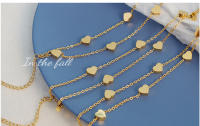 Encanto Acero inoxidable nueva joyería fina de moda dulce 2 capas perforadas 7 corazones pulseras de cadena para mujeres regalos de pareja - details 0