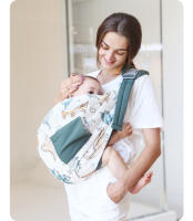 Portabebés para que el bebé se duerma y sostenga el artefacto del bebé portabebés para recién nacidos estilo de sujeción frontal para salir estilo liviano libera tus manos - details 6
