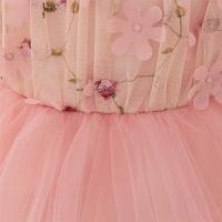 Vestido De Princesa Para Niñas En Tule Rosa Para Fiesta De Boda Vestido De Cumpleaños Fluffy Ropa De Bebé Vestido De Fiesta De Primera Edad - details 5