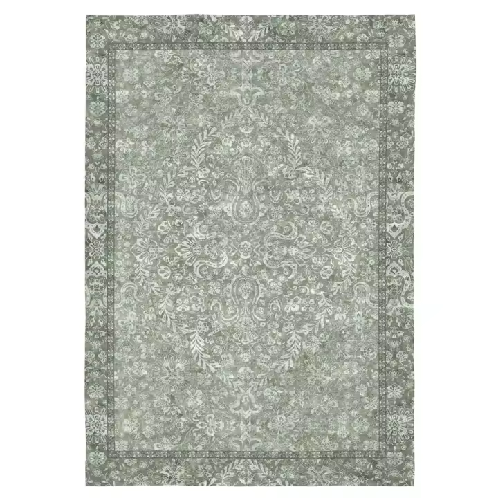 RUGS&RUGS - Alfombra decorativa ROSETO verde.Varios tamaños disponibles. - 1