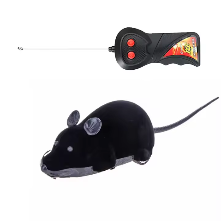 Juguete De Gato Divertido Con Control Remoto Ratón Multicolor Juguete Inalámbrico Para Mascotas Ratoncillo Para Gatos Suministros Para Mascotas - 1