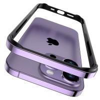 Estuche Protector De Aleación De Aluminio Para iPhone 16 12 13 14 plus 15 16 pro Max Bumper Ligero Compatible Con Apple Transparente - details 9