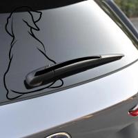 Pegatinas De Coche Personalizadas Con Gato Y Perro Decoración Para Parabrisas after Wiper Corte De Decalcomanía Auto Adhesivo - details 5