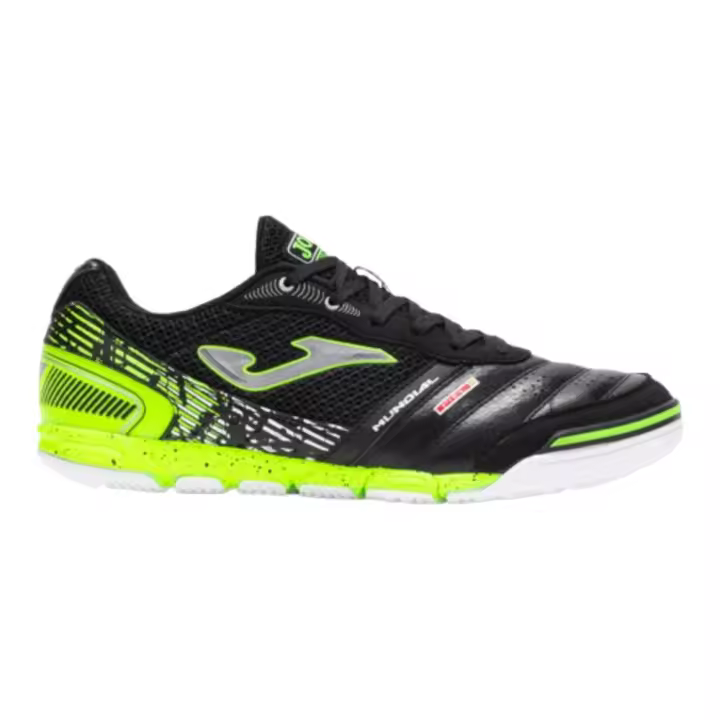 JOMA MUNDIAL 2501 Black Green Indoor. Zapatillas Fútbol Sala Adulto. - 1