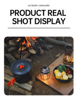 Juego De Cocina Para Camping Portátil Y Ligero Equipamiento De Picnic Al Aire Libre Con Olla Y Utensilios De Acero Inoxidable - details 17