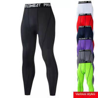 Pantalones De Compresión Para Hombre U-N Gym Tights De Running Y Ejercicio Estilo Delgado Adecuados Para Bodybuilding Y Jogging - details 4
