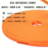 Correa Para Perros PVC Fácil De Limpiar Y Impermeable 3M 6M 9M Adecuada Para Grandes Medianos Y Pequeños Cuentas Con Cierre De Hebilla - details 0